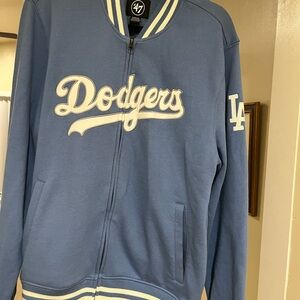 47 Brand Blue Bomber Jacket